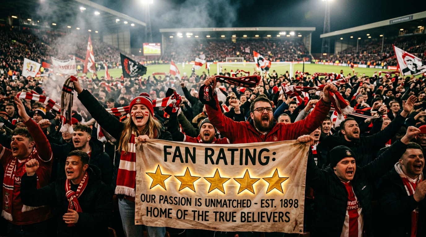 Fans im Stadion beim Jubeln